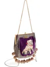 Valentino Nellcote Fairytales Clutch Bag In Purple