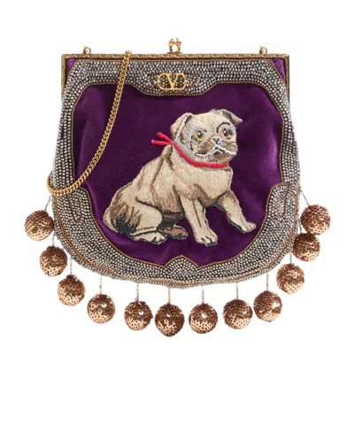 Valentino Garavani Nellcôte Fairytales Velvet Shoulder Bag In Multi