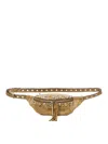 Valentino Nellcote Fanny Pack In Suede In Brown