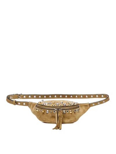Valentino Garavani Nellcote Fanny Pack In Suede In Brown