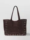 Valentino Nellcote Frame Suede Shoulder Bag