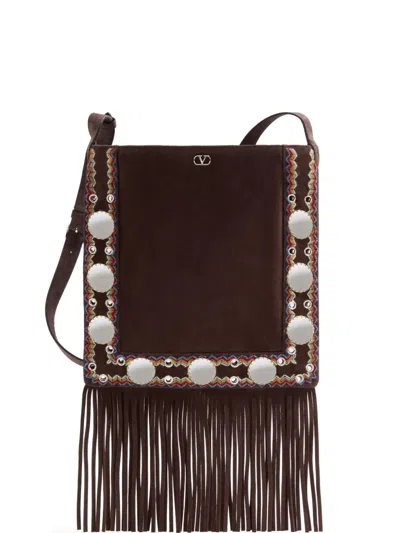 VALENTINO GARAVANI NELLCÔTE FRINGED CROSS BODY BAG