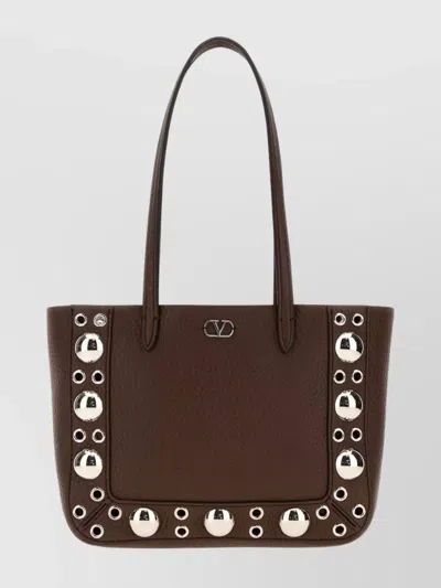 VALENTINO GARAVANI NELLCÔTE HANDBAG WITH DOUBLE HANDLES AND STUDS
