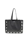 Valentino Nellcote Large Tote In Black