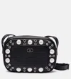 Valentino Nellcote Studded Leather Camera Crossbody Bag