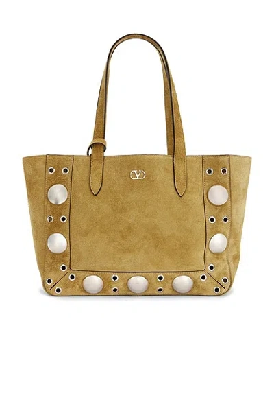 Valentino Garavani Nellcote Medium Tote Bag In Brown