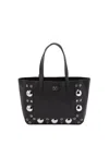 Valentino Nellcote Shopper Medium Studded Detailing In Black