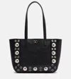 Valentino Nellcote Studded Leather Mini Tote Bag In Black