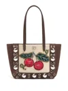 Valentino Borsa A Mano Nellcôte Mini In Pelle Scamosciata Marrone  Donna
