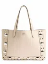 Valentino "riviera" Tote Bag Featuring Studded Detailing