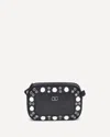 Valentino Nellcote Studded Leather Camera Crossbody Bag