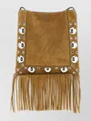 Valentino Nellcote Fringe Studded Suede Crossbody Bag