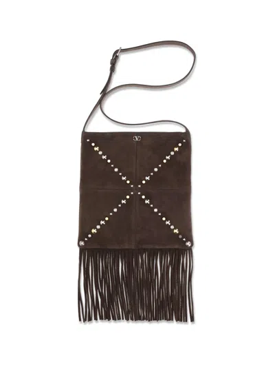 Valentino Garavani Nellcte Shoulder Bag In White