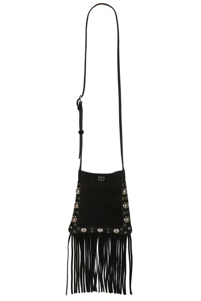 Valentino Garavani Nellcote Small Cross Body Bag In Nero