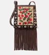 Valentino Small Tassel Shoulder Bag In Multicoloured