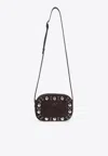 Valentino Nellcote Studded Suede Crossbody Bags