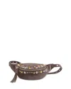 Valentino Nellcote Suede Belt Bag In Brown