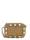 Valentino Beige Suede Nellcote Crossboyd Bag