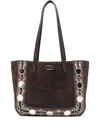 Valentino Brown Nellcote Tote In Brown