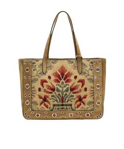 Valentino Garavani Nellcôte Tote Bag In Brown