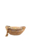 Valentino `nellcote` Waist Satchel Bag In Beige