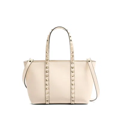 Valentino Garavani Neutral Tote Bags