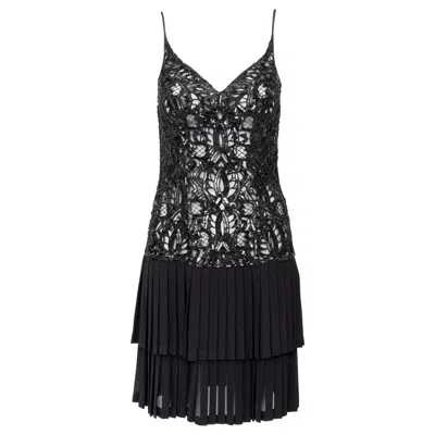Pre-owned Valentino Night Beaded Dress - '90s In Black
