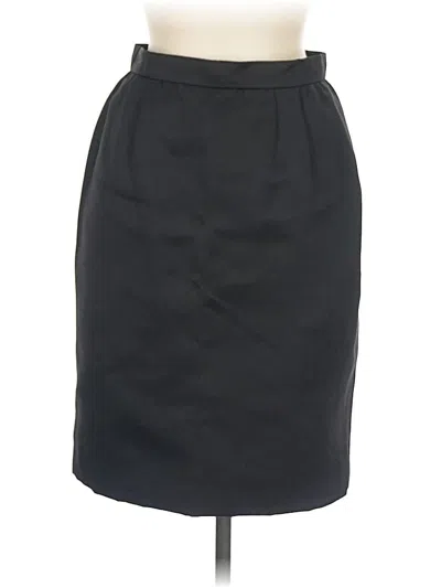 Pre-owned Valentino Night Formal Skirt In Black