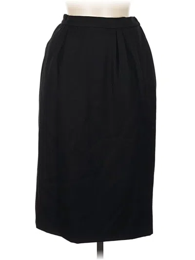 Pre-owned Valentino Night Formal Skirt In Black