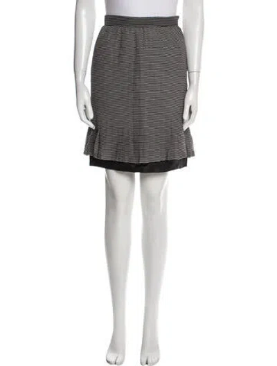 Pre-owned Valentino Night Vintage Knee-length Skirt In Black