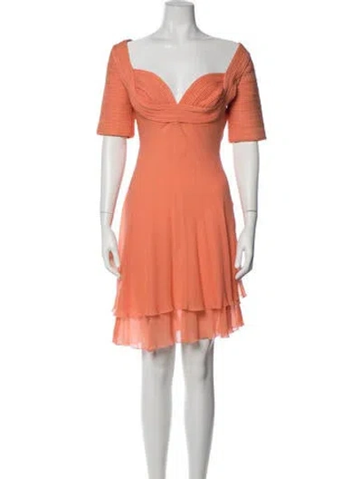 Pre-owned Valentino Night Vintage Mini Dress In Pink