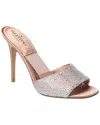 Valentino Garavani Woman Sandals Blush Size 8 Textile Fibers In Gold