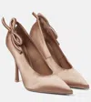 VALENTINO GARAVANI NITE-OUT CUTOUT SATIN PUMPS