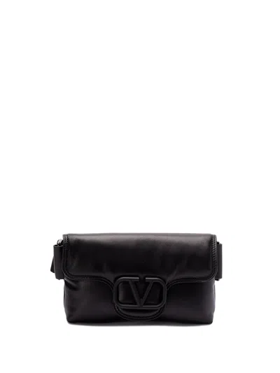 Valentino Garavani Noir` Satchel Bag In Black  