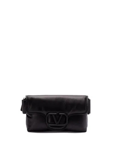 Valentino Garavani Noir` Satchel Bag In Black