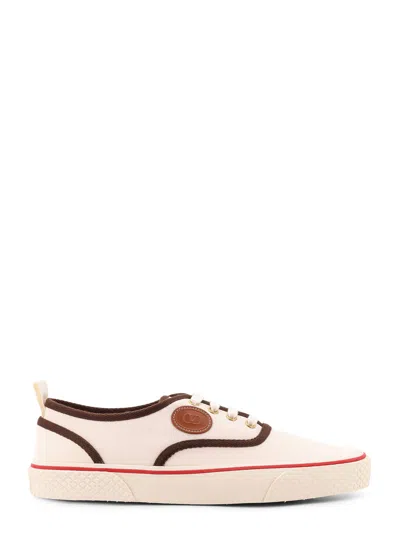 Valentino Garavani Nojoke Canvas Sneakers With Contrasting Profiles In White