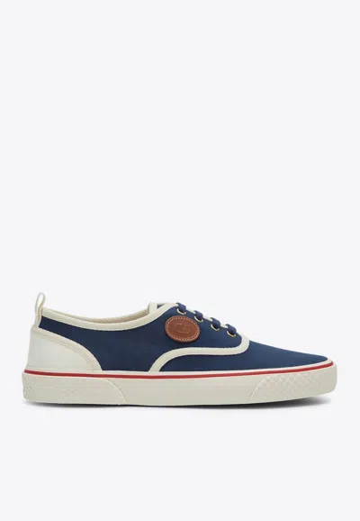 VALENTINO GARAVANI NOJOKE LOW-TOP CANVAS SNEAKERS