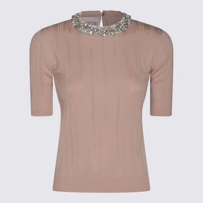 VALENTINO EMBROIDERED WOOL SWEATER