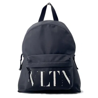 Pre-owned Valentino Garavani Nylon Backpack () In Black