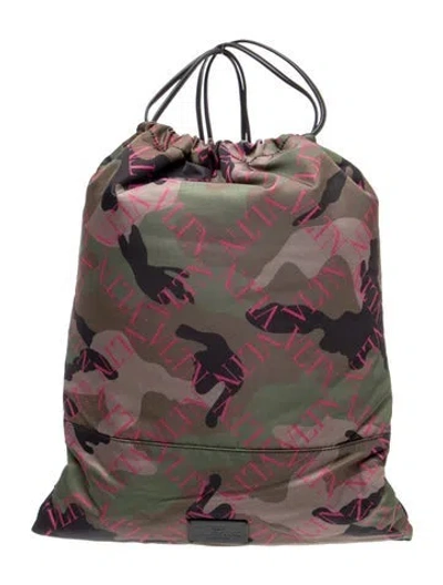 Pre-owned Valentino Garavani Nylon Backpack W/ Tags