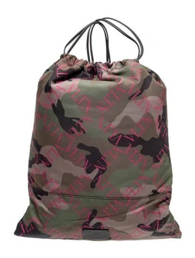 Pre-owned Valentino Garavani Nylon Backpack W/ Tags