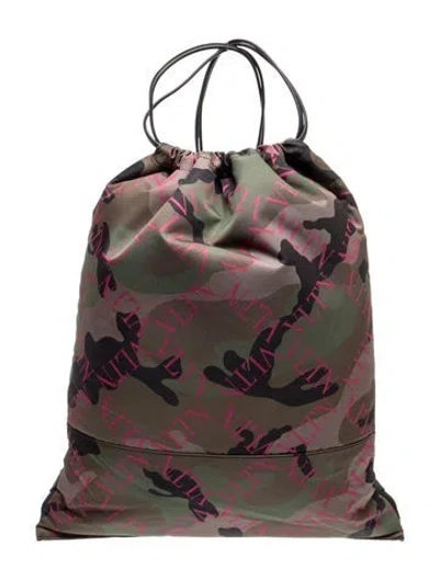 Pre-owned Valentino Garavani Nylon Backpack W/ Tags