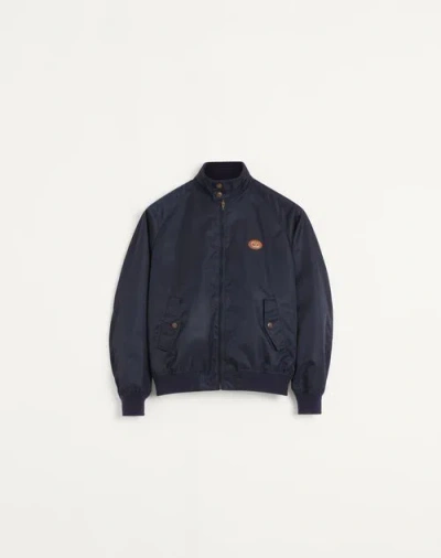 VALENTINO VALENTINO NYLON BLOUSON WITH VLOGO PATCH