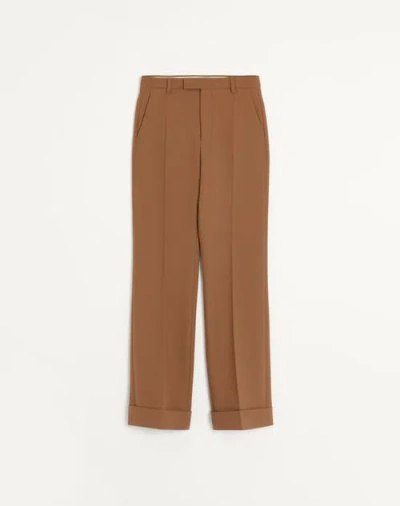VALENTINO VALENTINO NYLON CUFFED GABARDINE TROUSERS