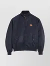Valentino High Collar Bomber Jacket With Side Pockets