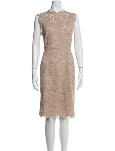 Pre-owned Valentino Nylon Knee-length Dress In Pink
