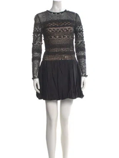 Pre-owned Valentino Nylon Mini Dress In Multi