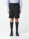 Valentino Textured Patterned Trousers With Side And Back Pockets In Black