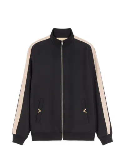 Valentino Sweatshirt Mit Vgold-print In Black