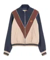 Valentino Garavani Zip-up Sweatshirt With Vlogo Patch In Black